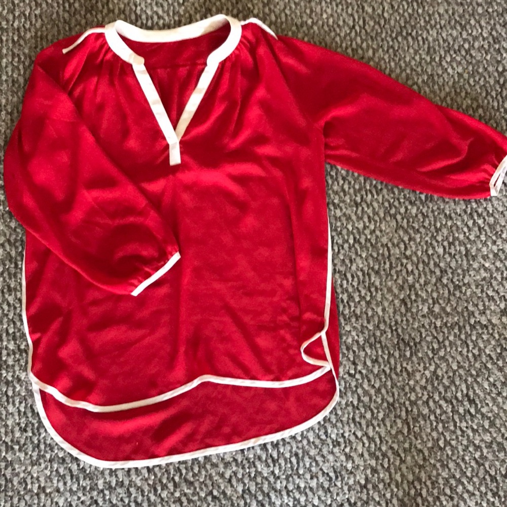 Vintage red blouse